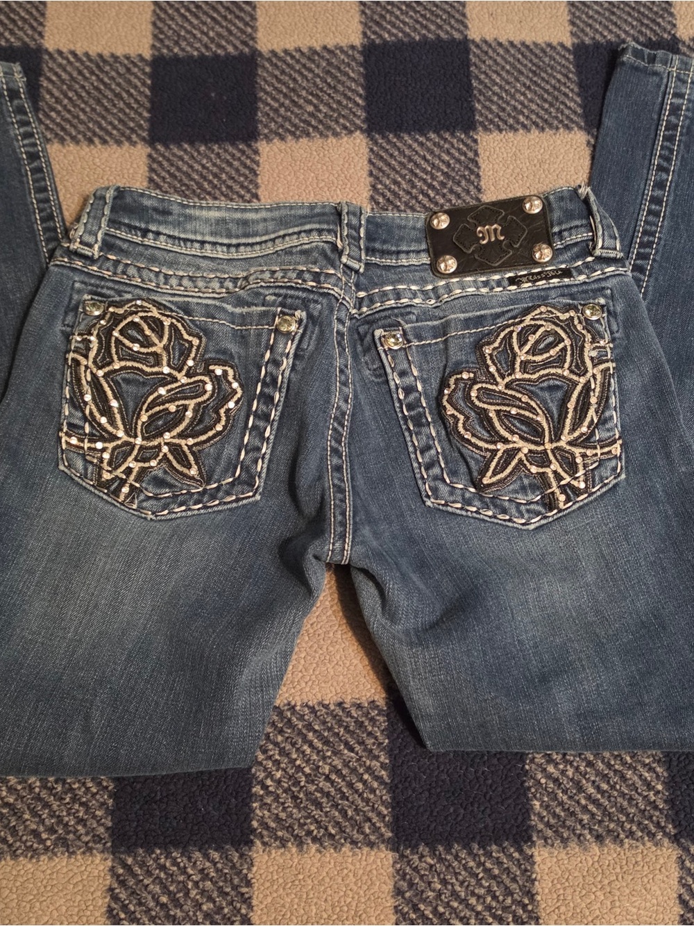 Y2k mcbling cyber style miss me jeans